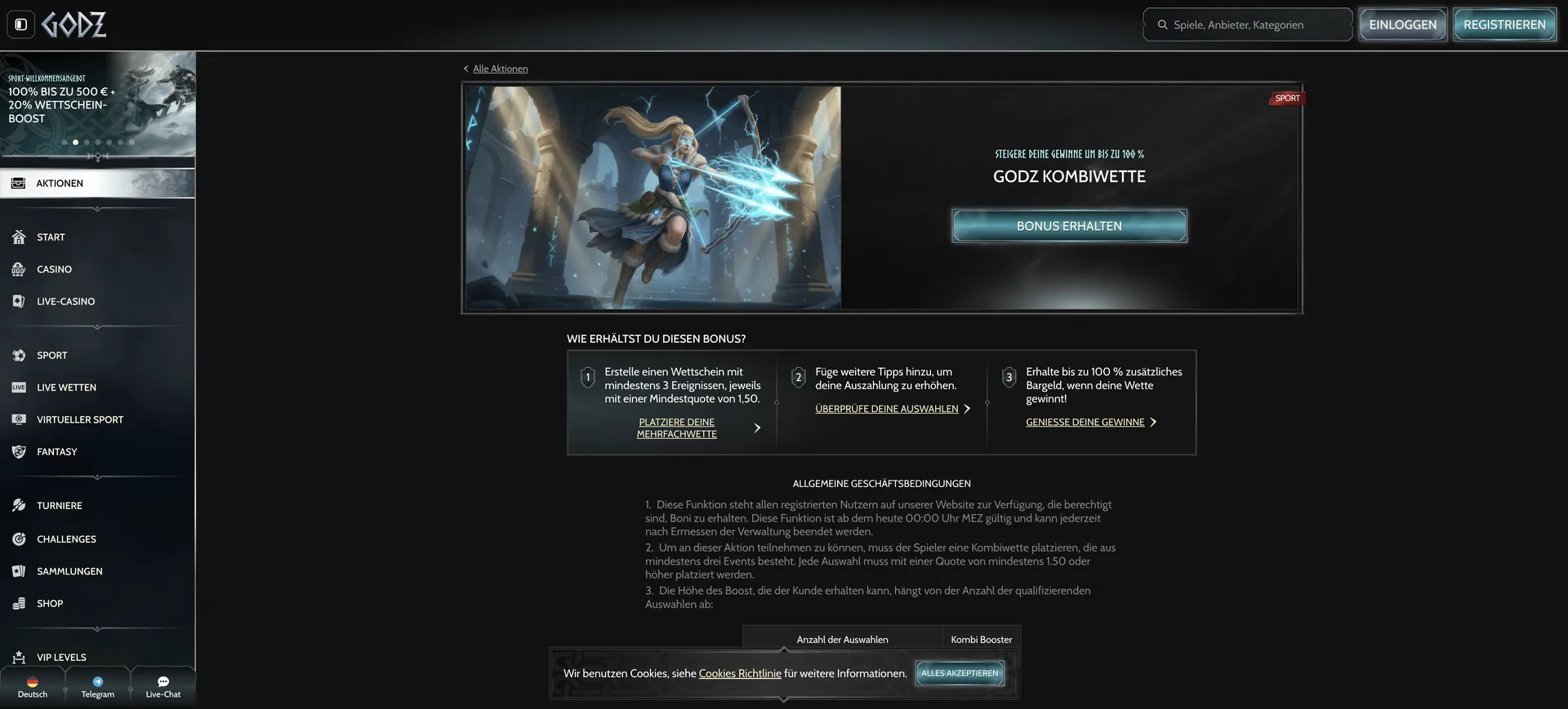 515 De Aktionen Accumulator Boost Godz Casino Bonus: 515 De Aktionen Accumulator Boost