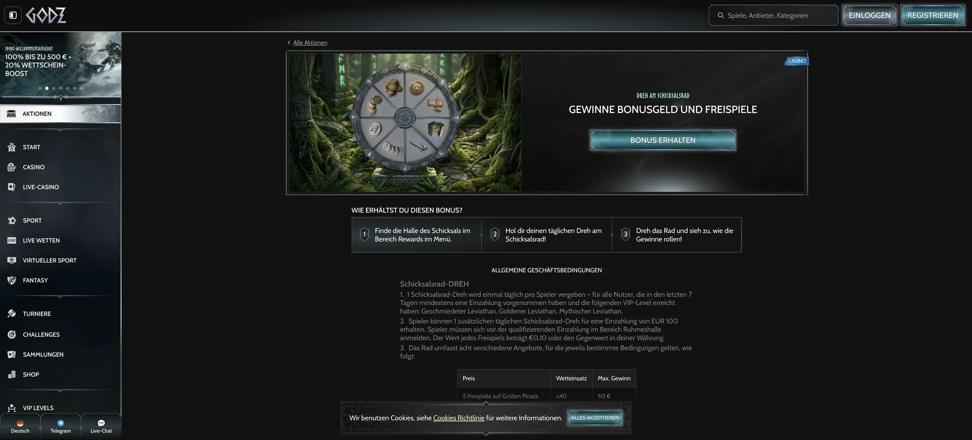 515 De Aktionen Casino Wheel Godz Godz Casino Bonus: 515 De Aktionen Casino Wheel Godz
