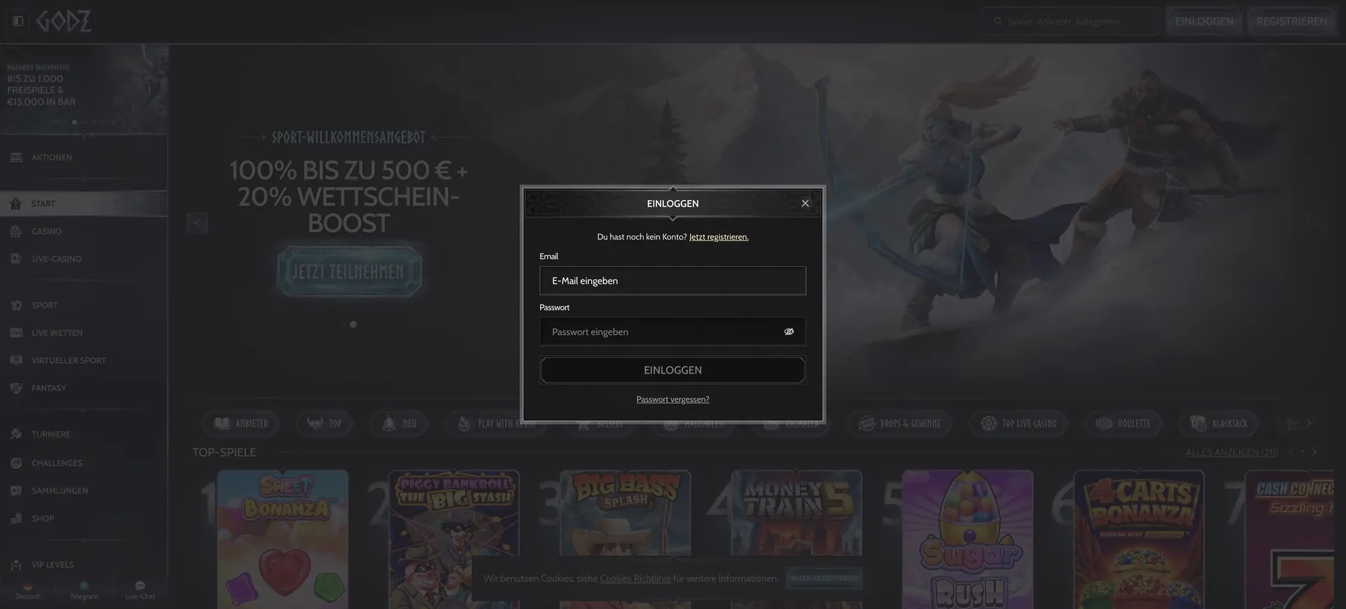 Godz Casino Login Godz Casino Login